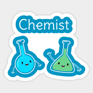 Cool Chemist T-Shirt Sticker